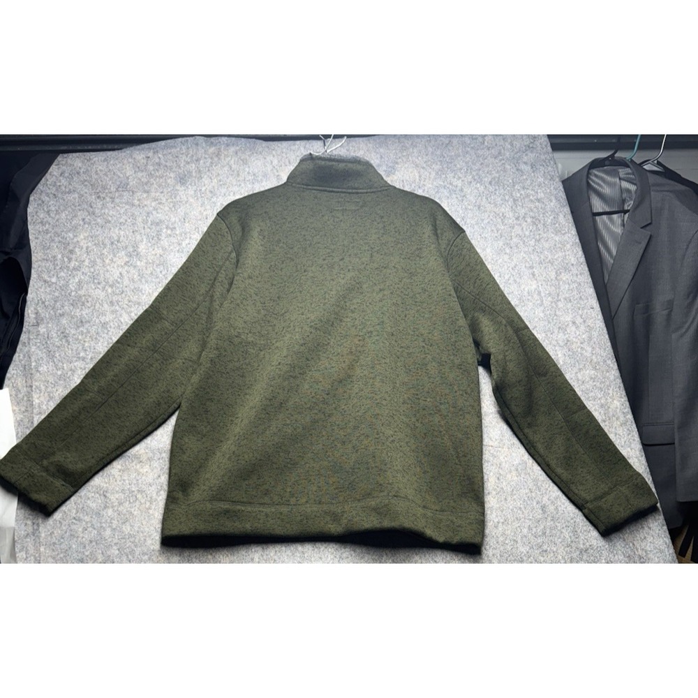 Victory Sportswear Fleece Pullover Mens XXL‎ Olive Quarter Zip Long Sleeve - Picture 11 of 13
